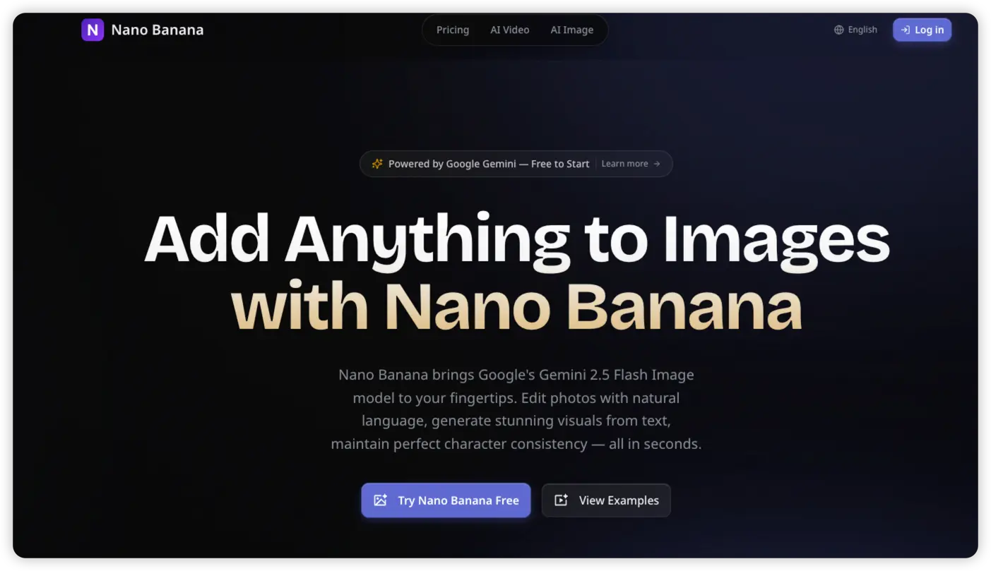 Screenshot 1 of Nanobanana