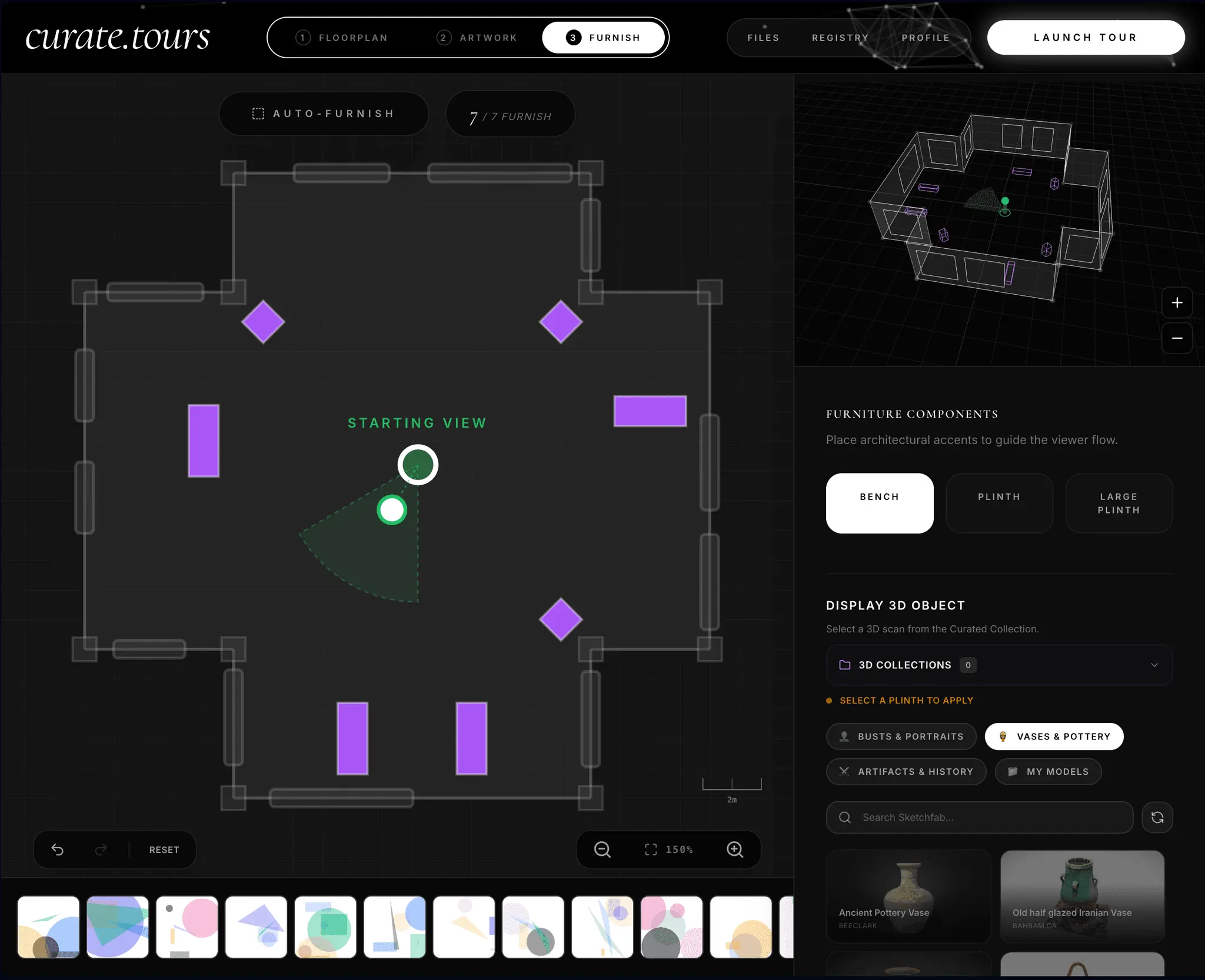 Screenshot 3 of CURATE.TOURS