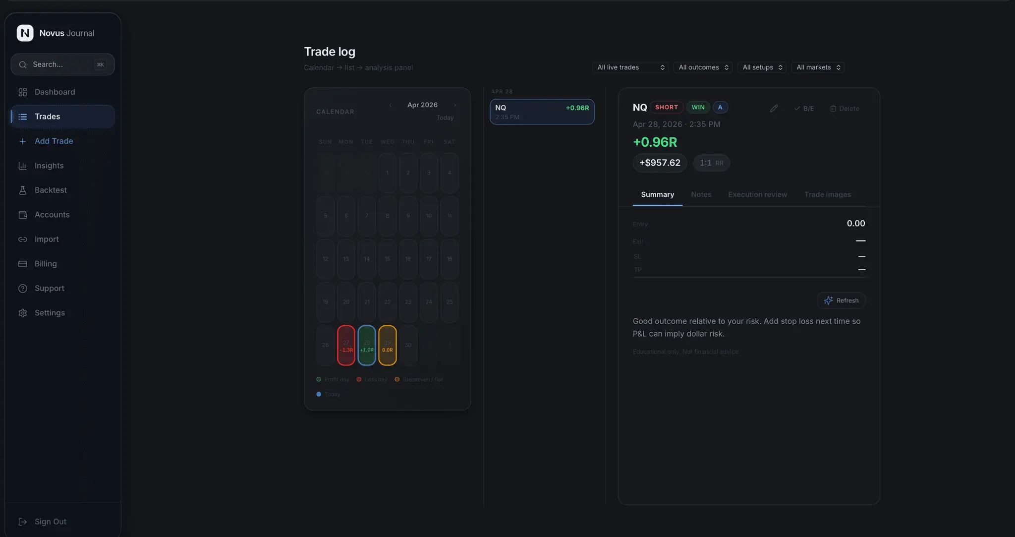 Screenshot 6 of Novus Journal