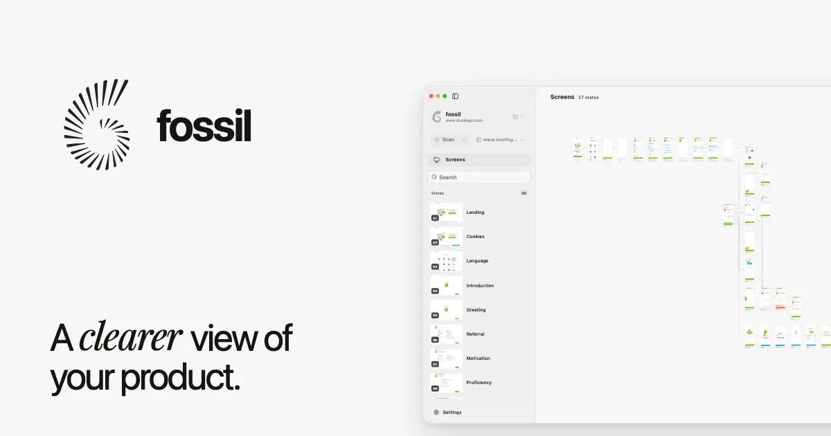 Screenshot 1 of fossil