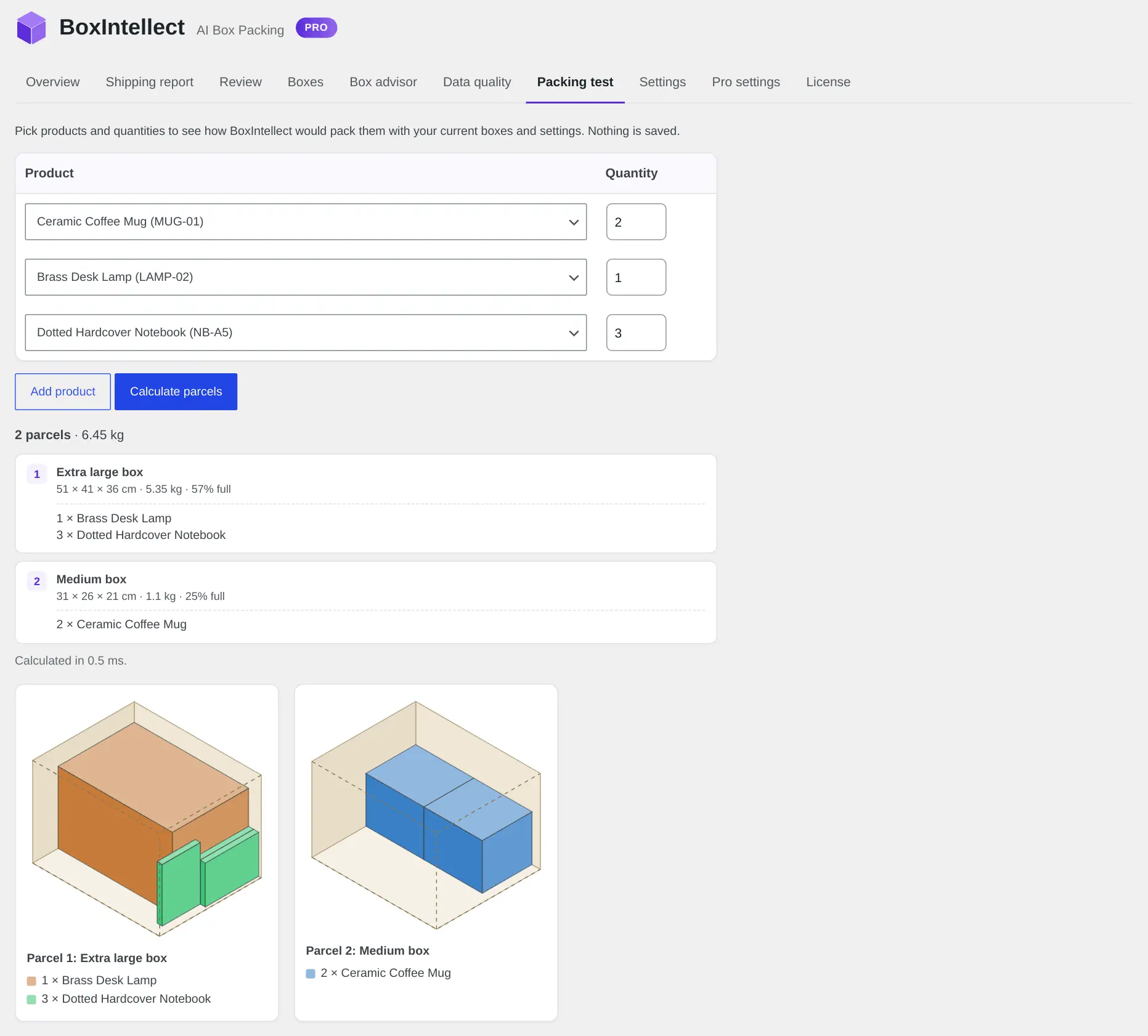 Screenshot 2 of BoxIntellect