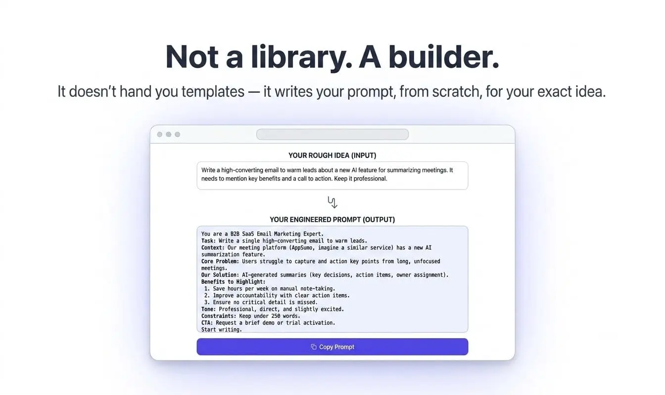 Screenshot 2 of Prompt Like A Pro