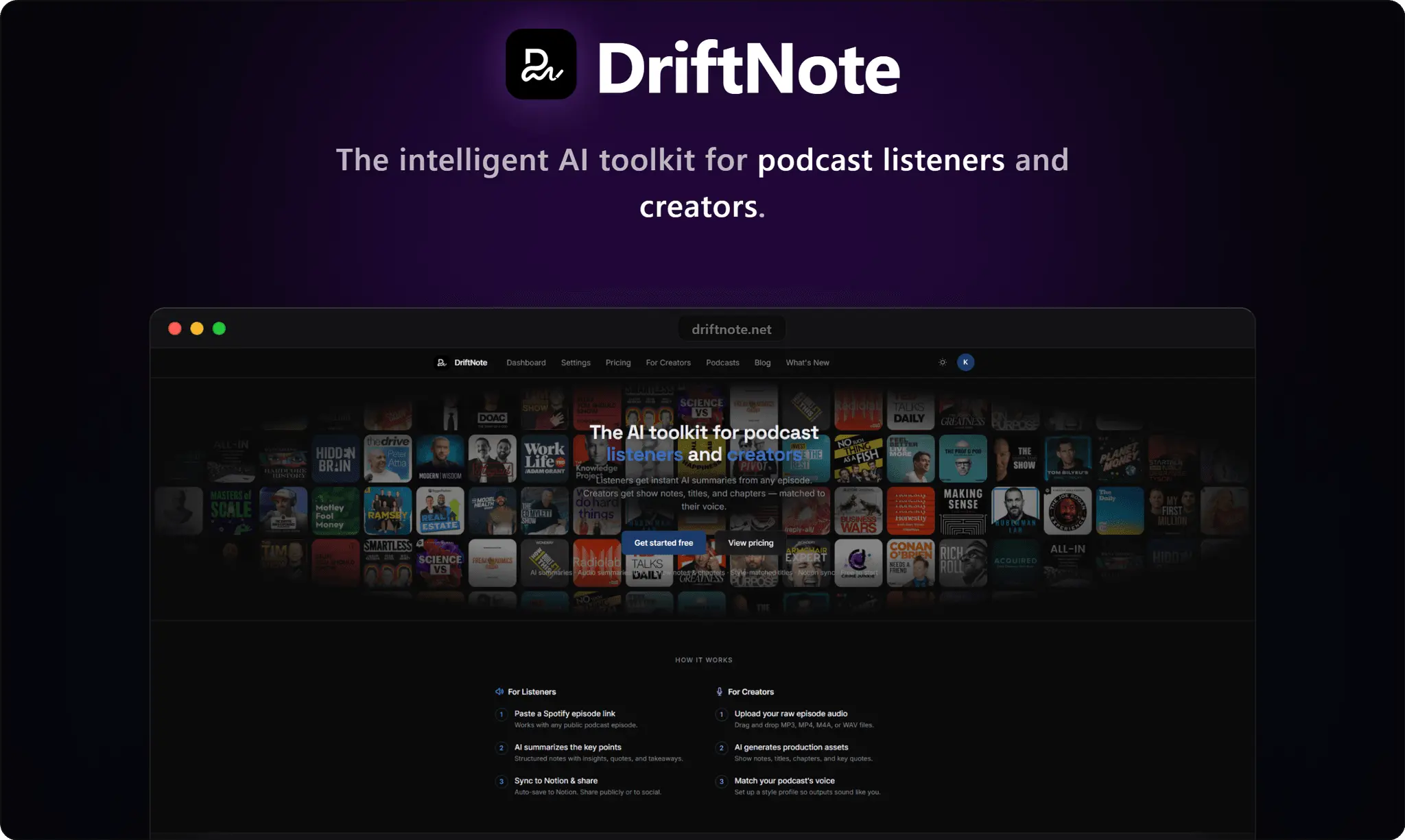 Screenshot 1 of DriftNote