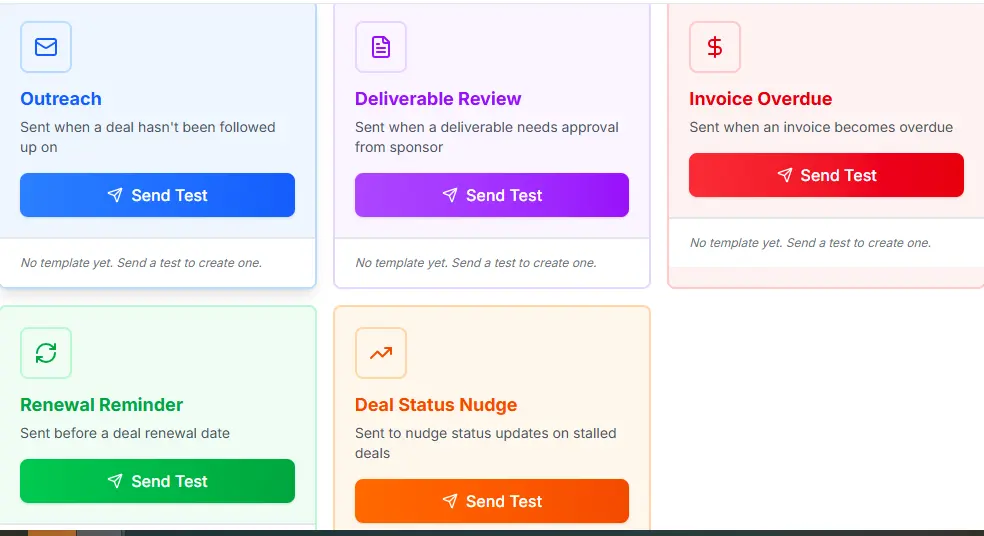 Screenshot 5 of Sponsorship Manager