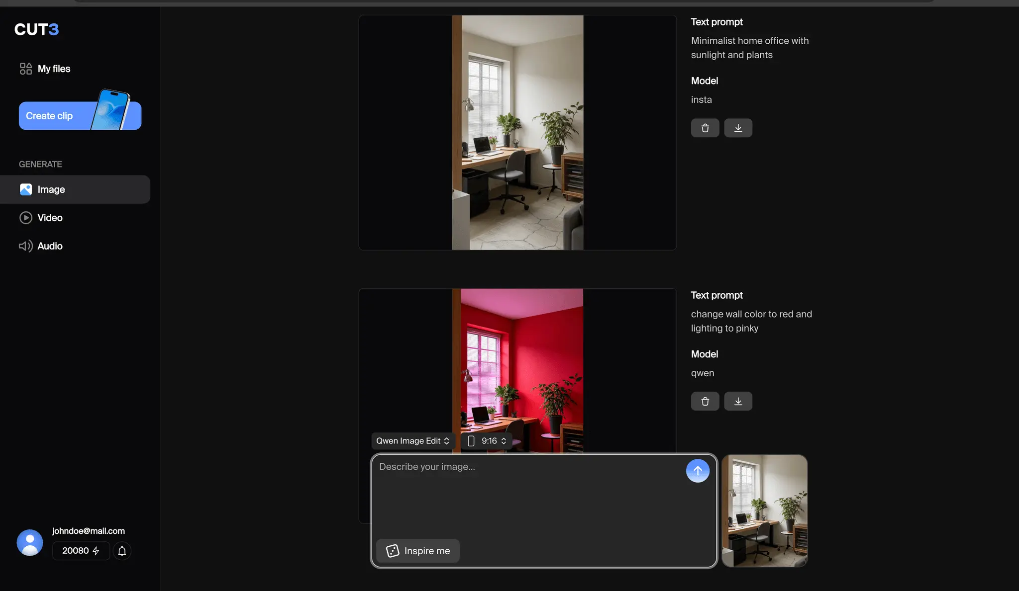 Screenshot 2 of AI Shortform Studio
