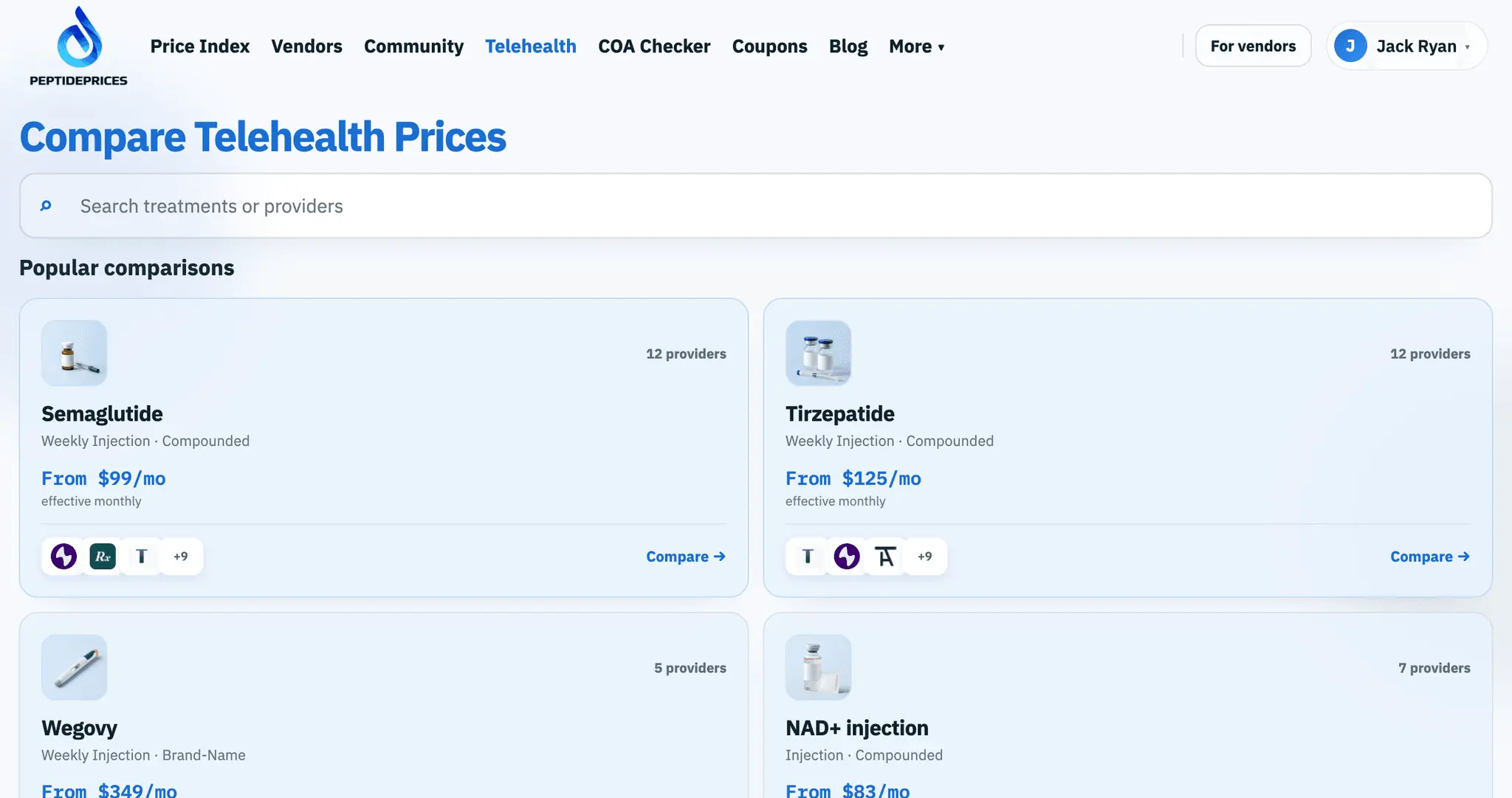 Screenshot 5 of PeptidePrices