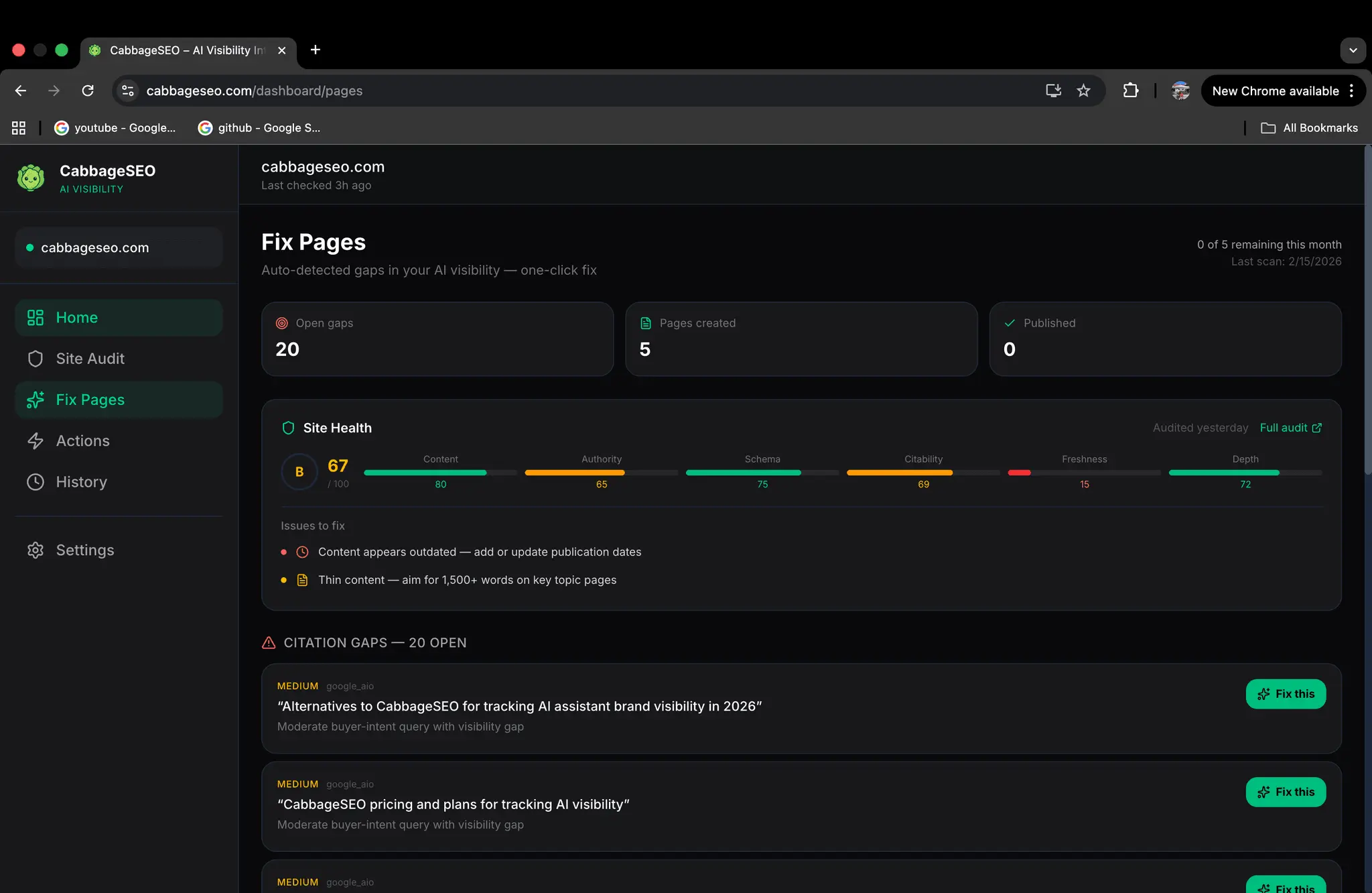 Screenshot 9 of cabbageSEO