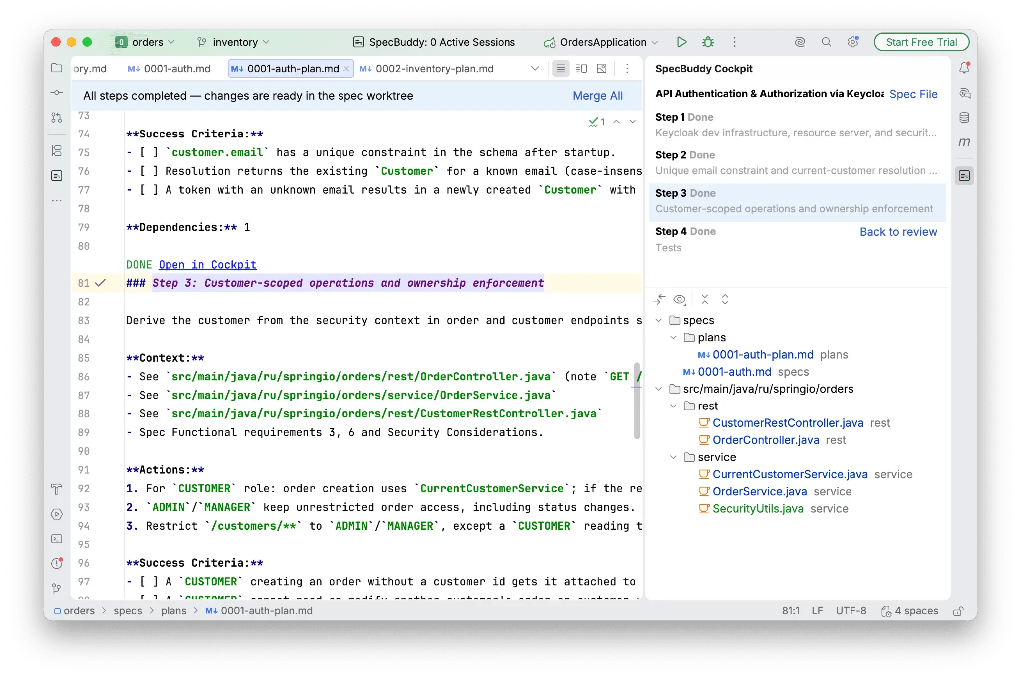 Screenshot 2 of SpecBuddy
