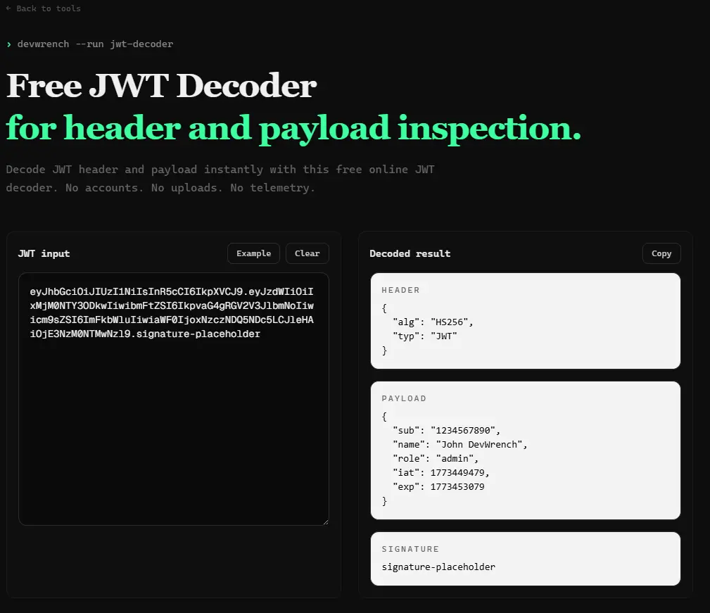 Screenshot 3 of DevWrench
