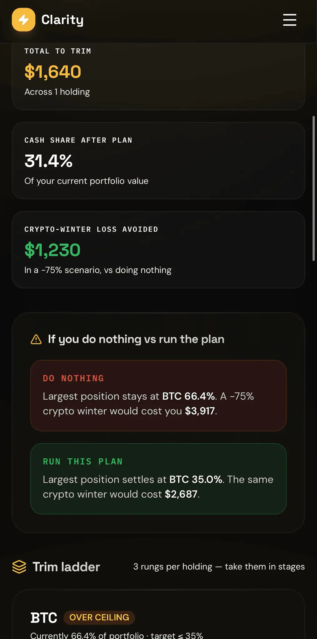 Screenshot 9 of Crypto Clarity AI