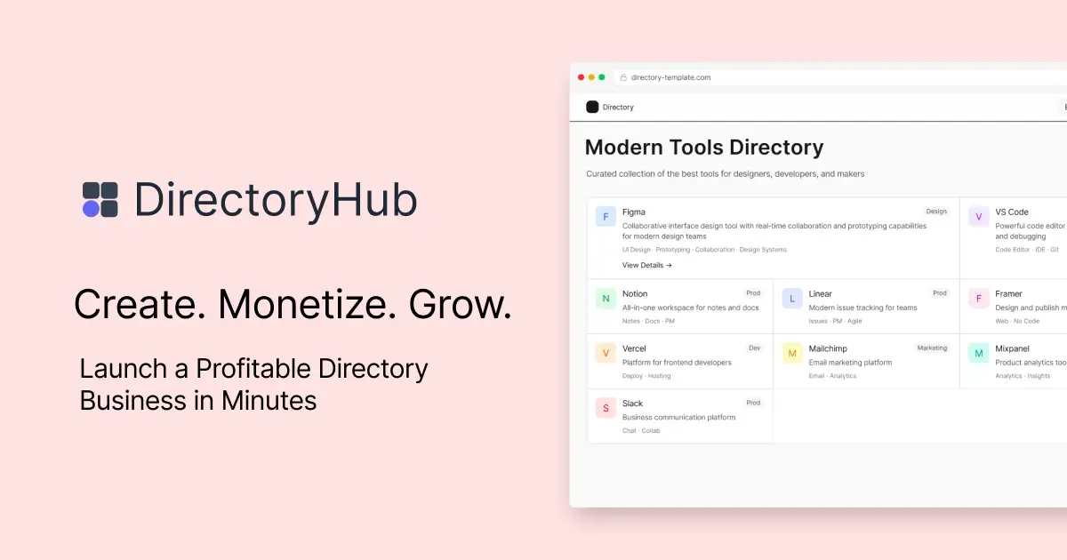 Screenshot 1 of DirectoryHub
