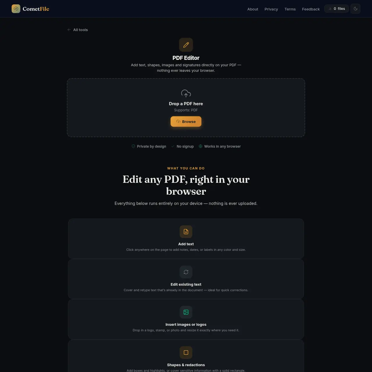 Screenshot 3 of CometFile