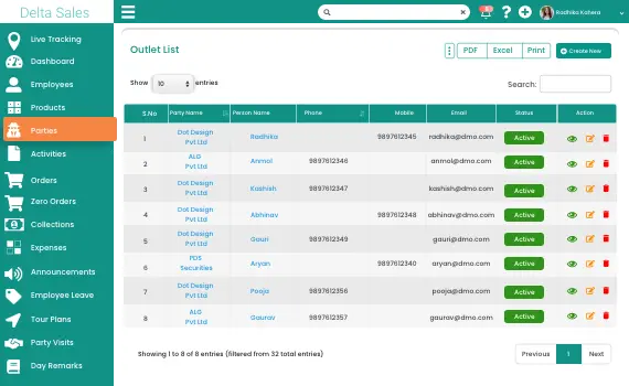 Screenshot 8 of Delta Sales App