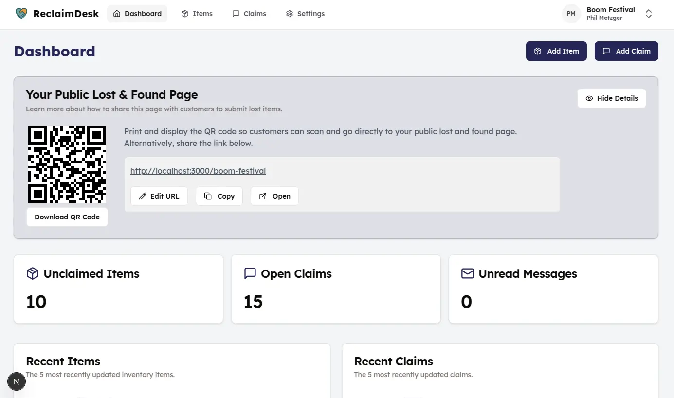 Screenshot 2 of ReclaimDesk