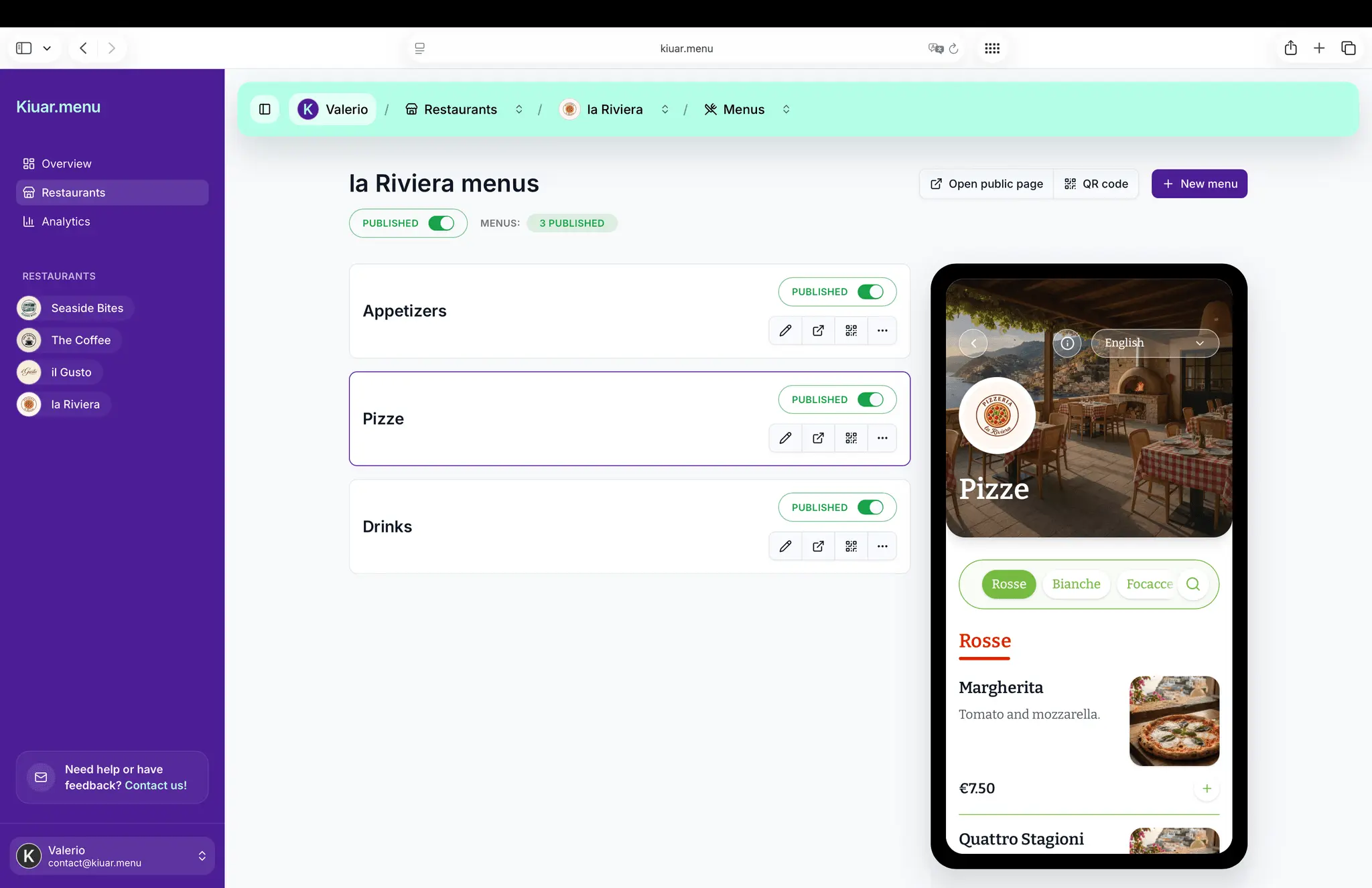 Screenshot 6 of Kiuar.menu