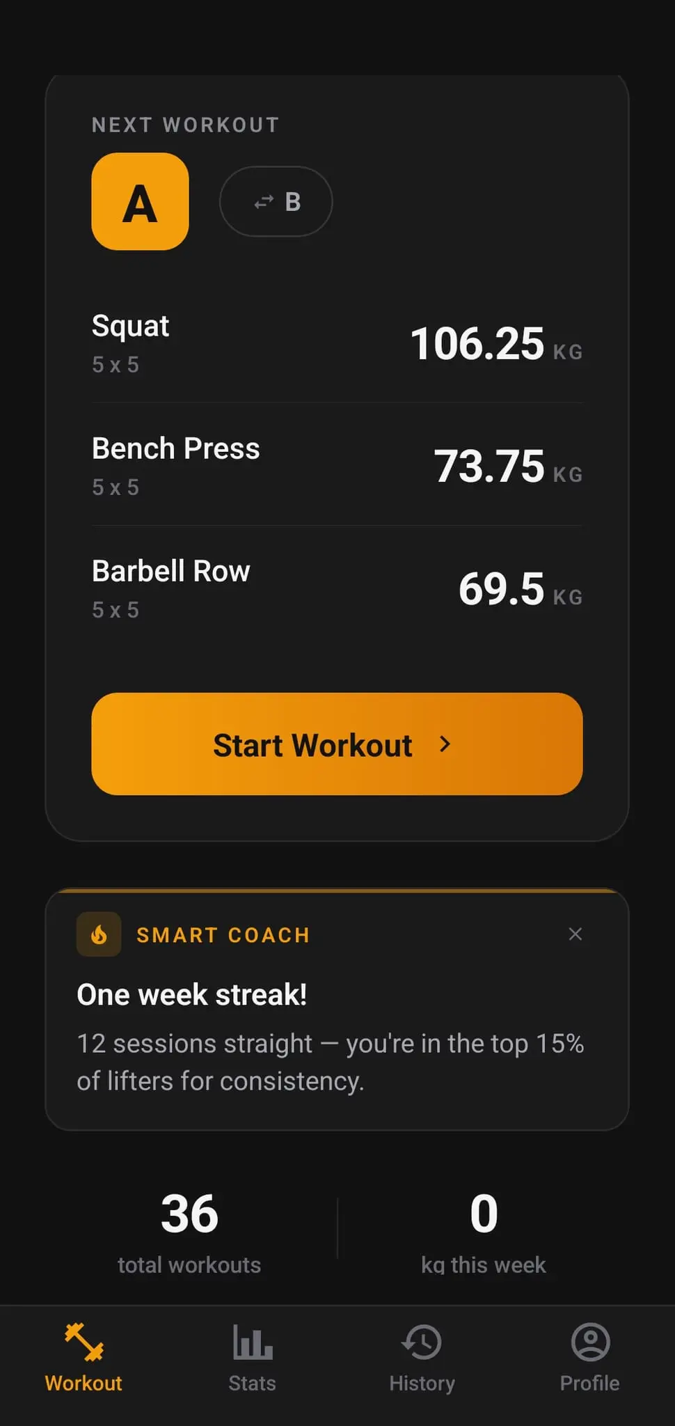 Screenshot 2 of Lift5x5