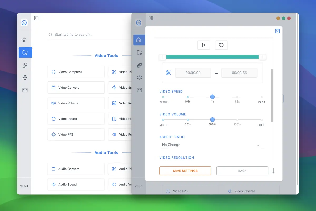 Screenshot 1 of 9xConvert