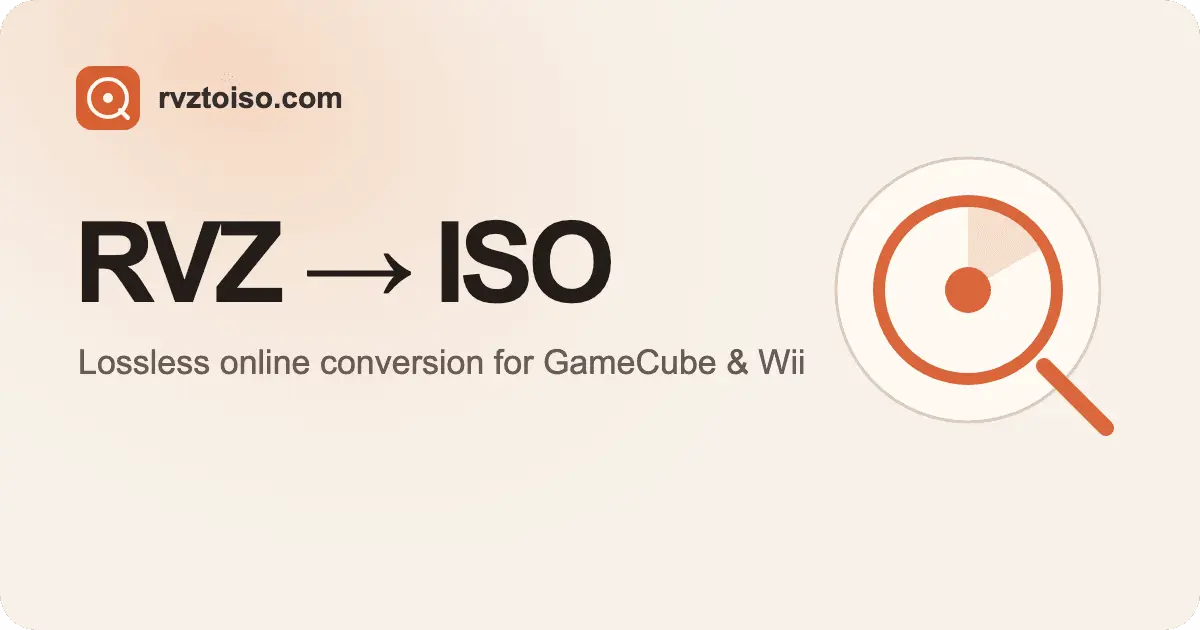 Screenshot 1 of RVZ to ISO