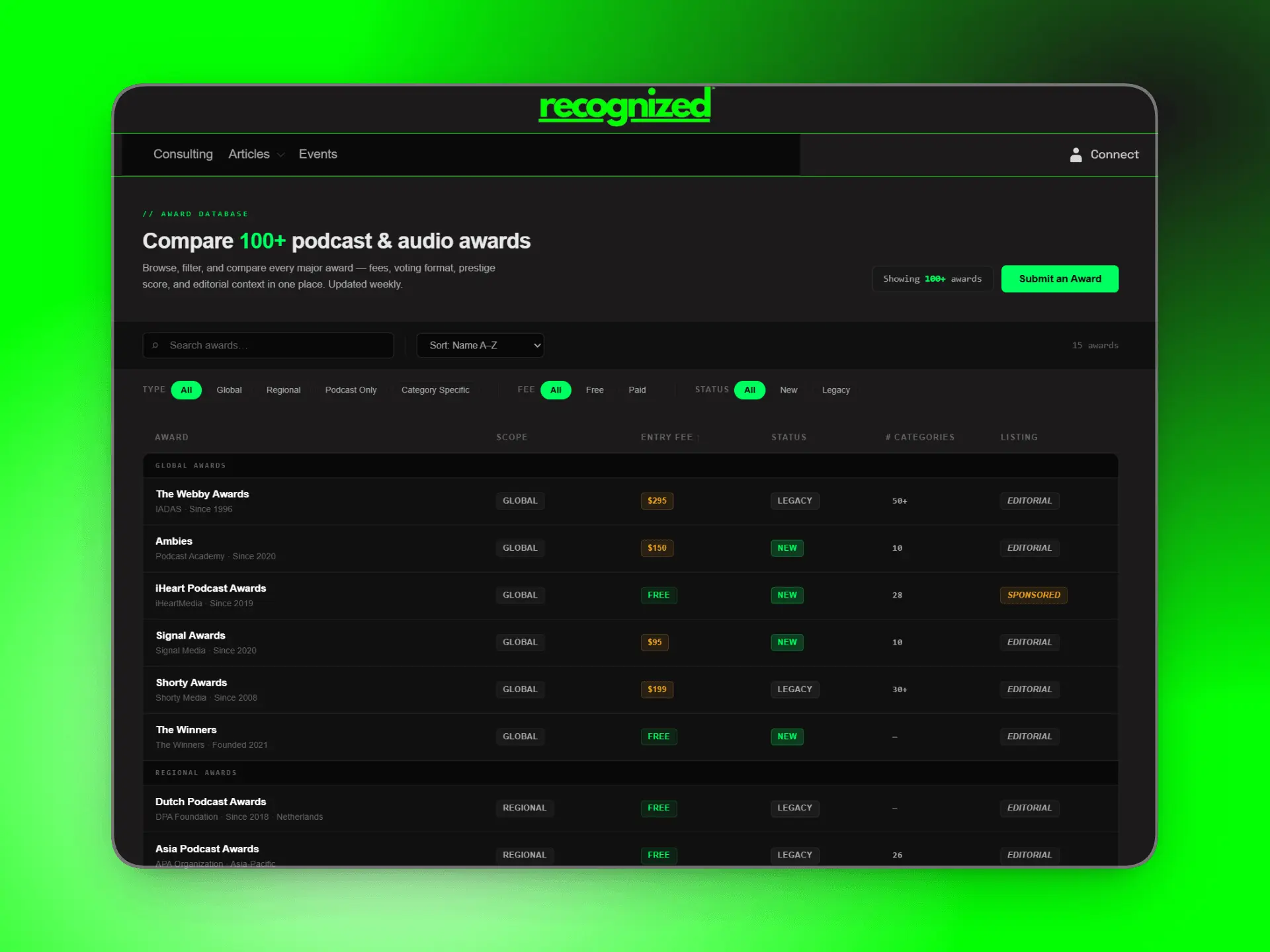 Screenshot 2 of Recognized