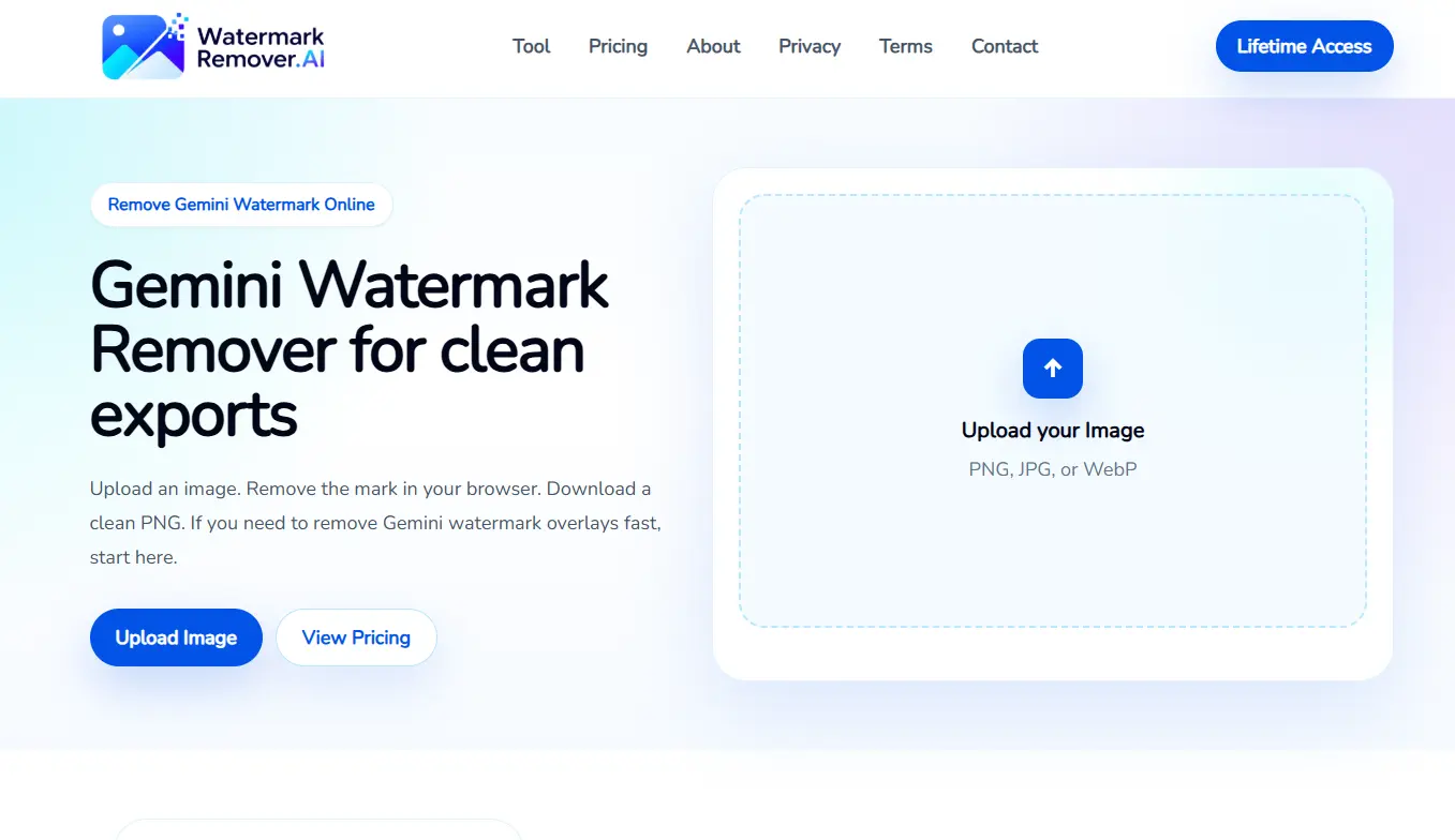 Screenshot 1 of Gemini Watermark Remover