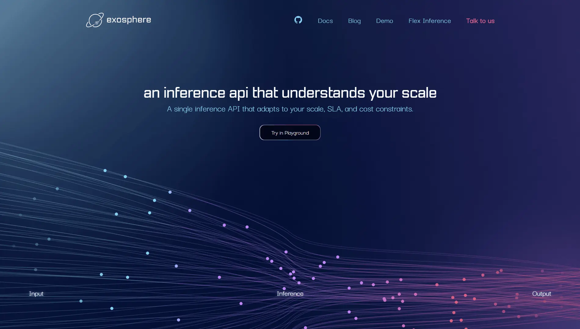 Screenshot 10 of Exosphere Flexible Inference API