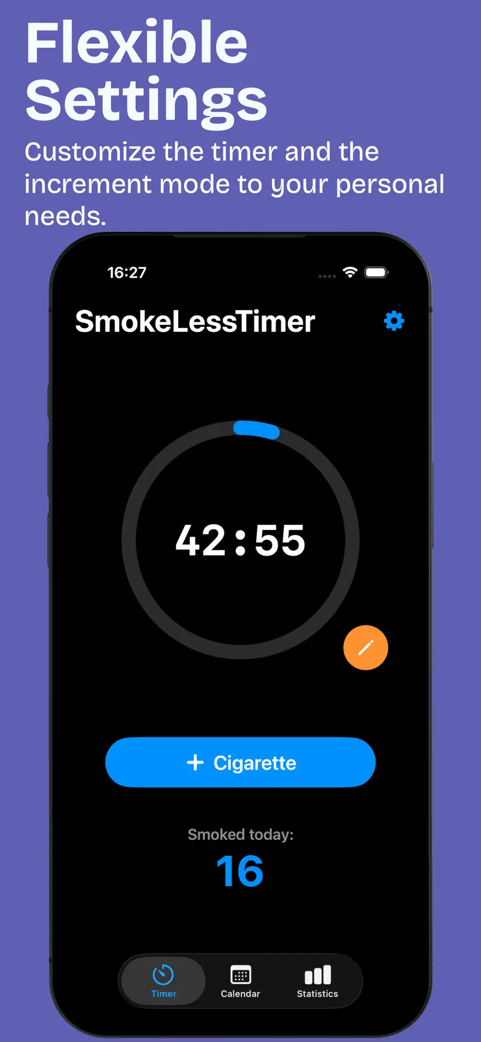 Screenshot 2 of SmokeLessTimer - Rauch weniger, bis du r
