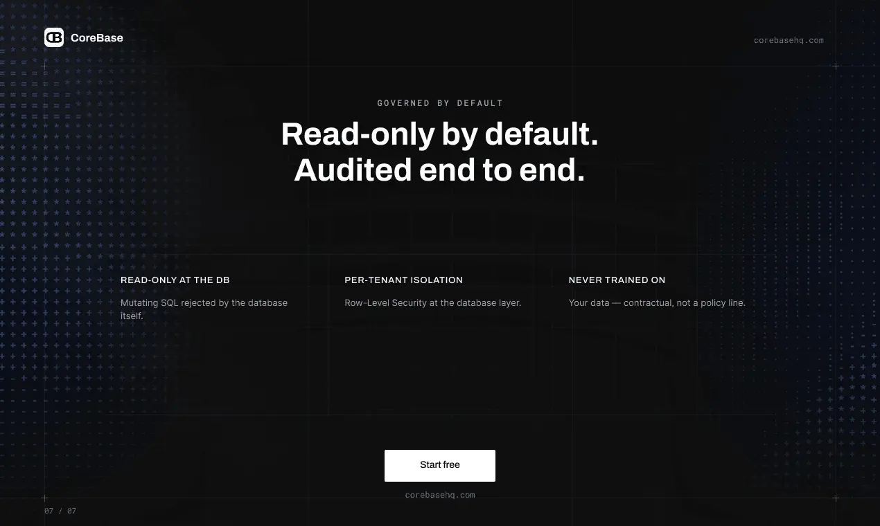 Screenshot 1 of CoreBase