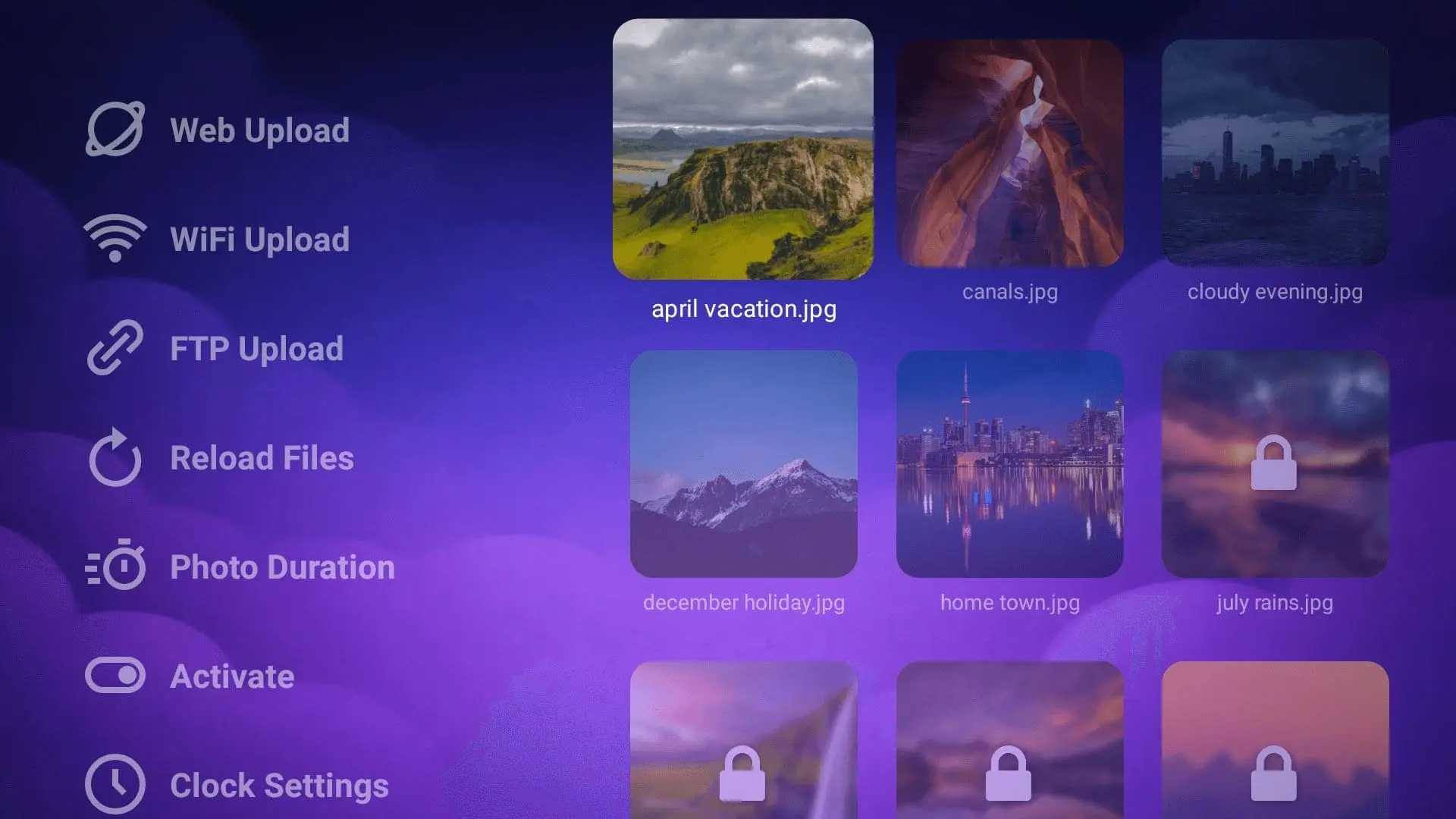 Screenshot 1 of Photo Dream Screensaver