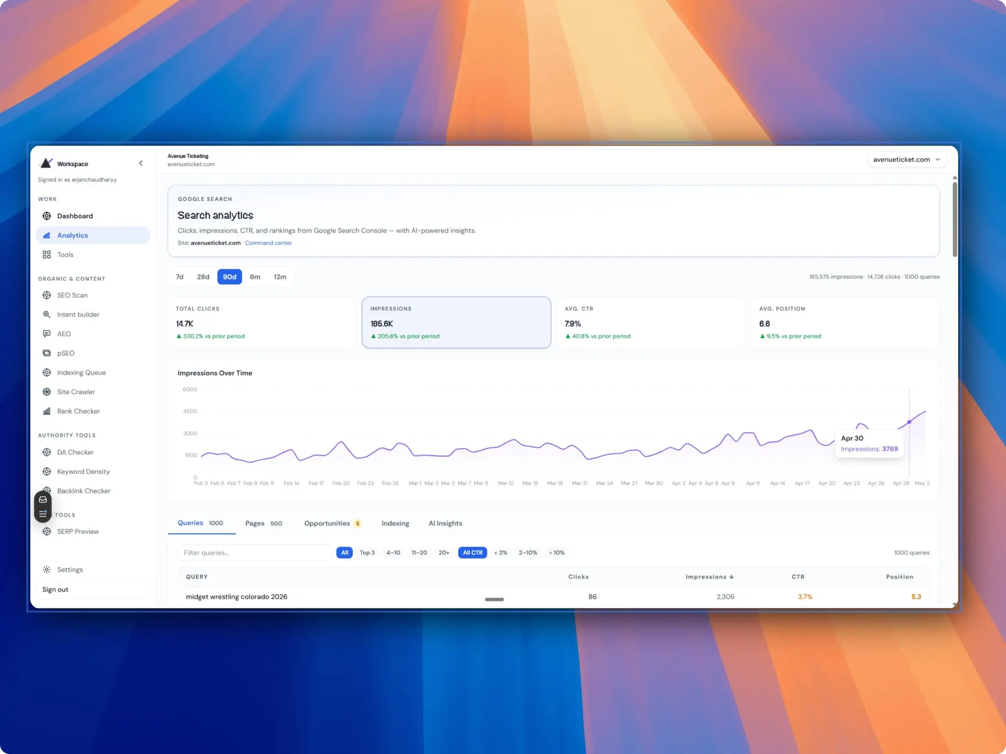 Screenshot 4 of Novelty SEO