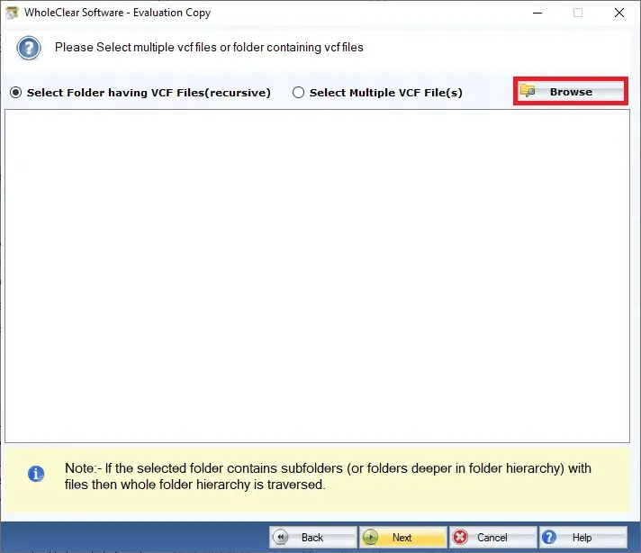 Screenshot 1 of Softaken Merge vCard