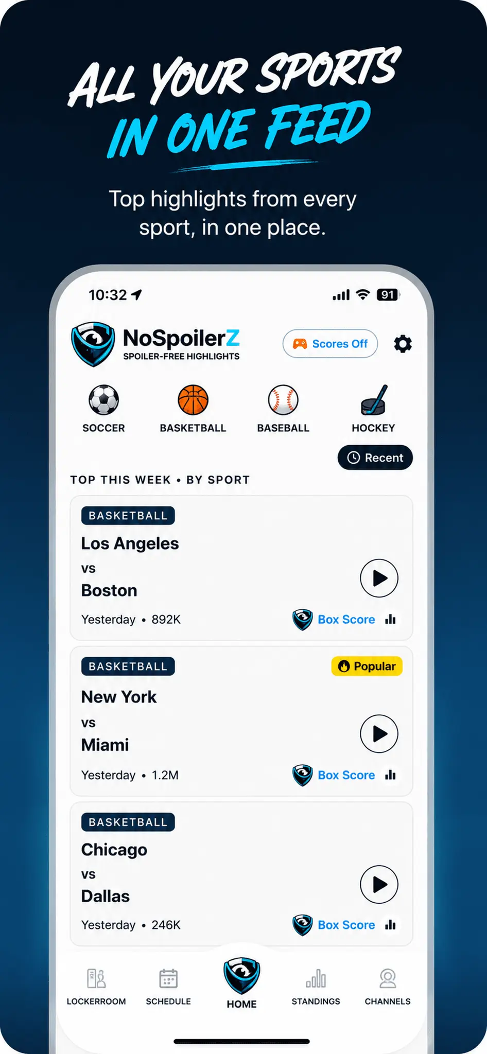 Screenshot 3 of NoSpoilerZ - Spoiler-Free Highlights