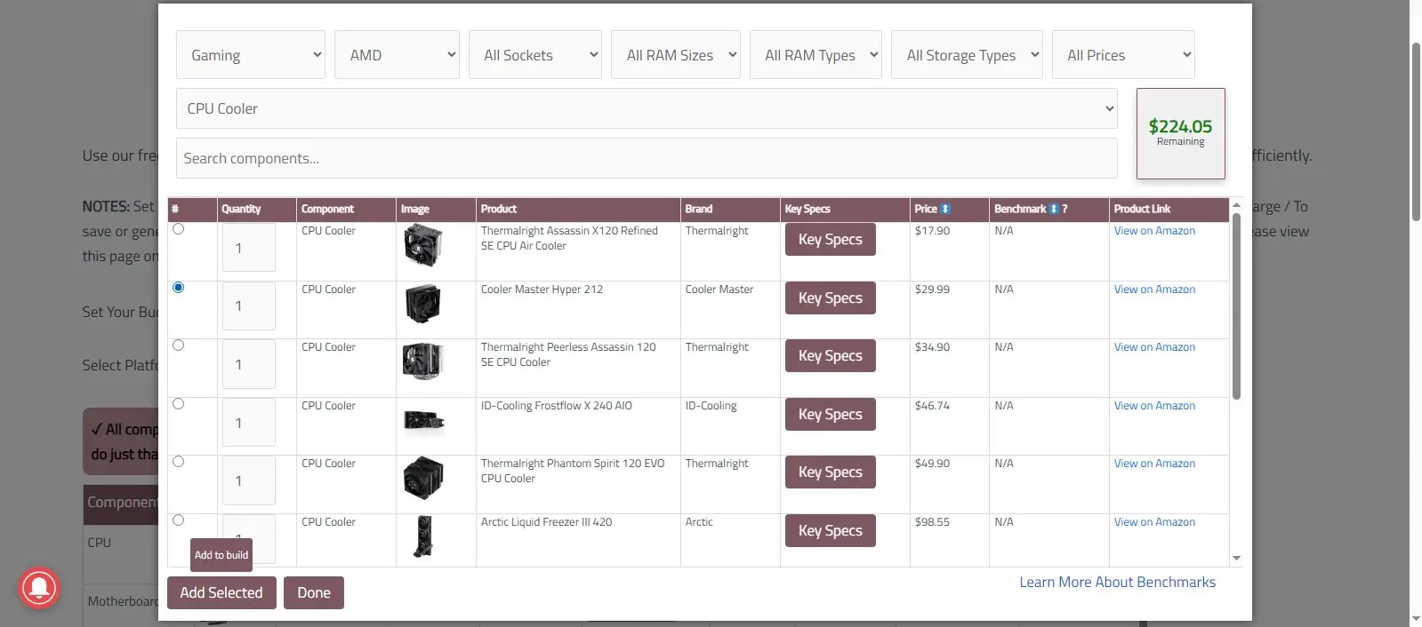 Screenshot 3 of AI PC Builder