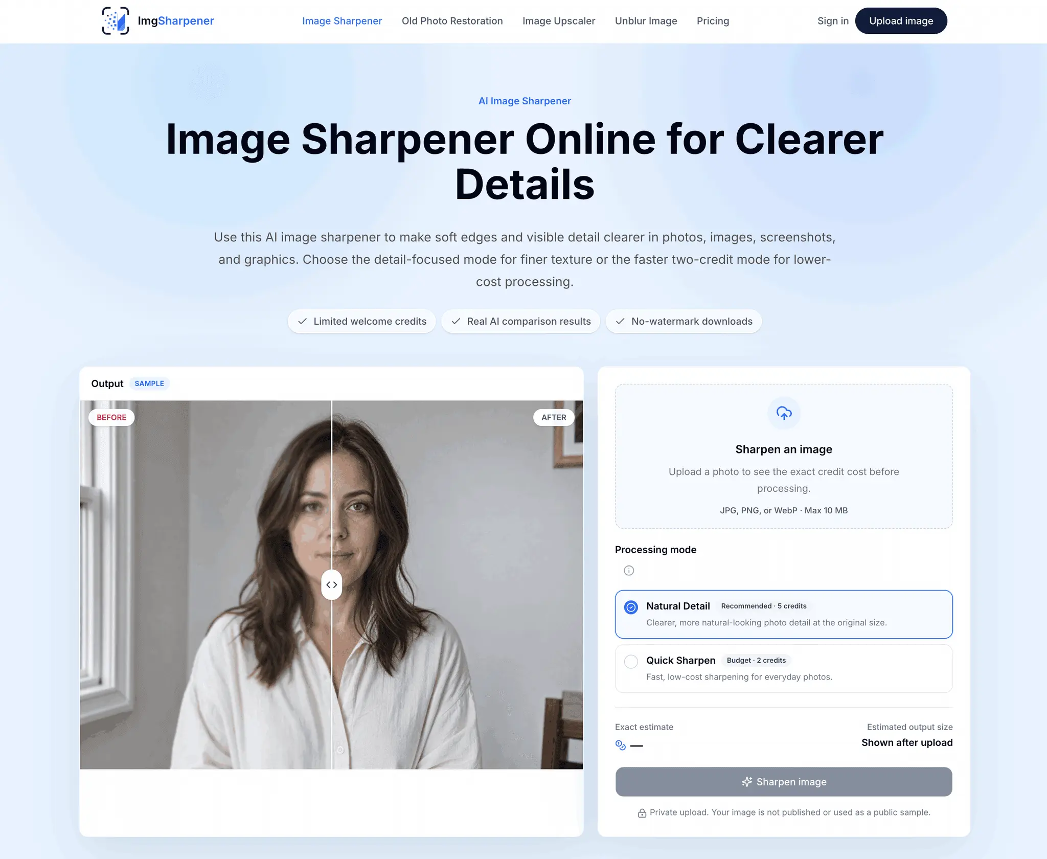 Screenshot 2 of ImgSharpener