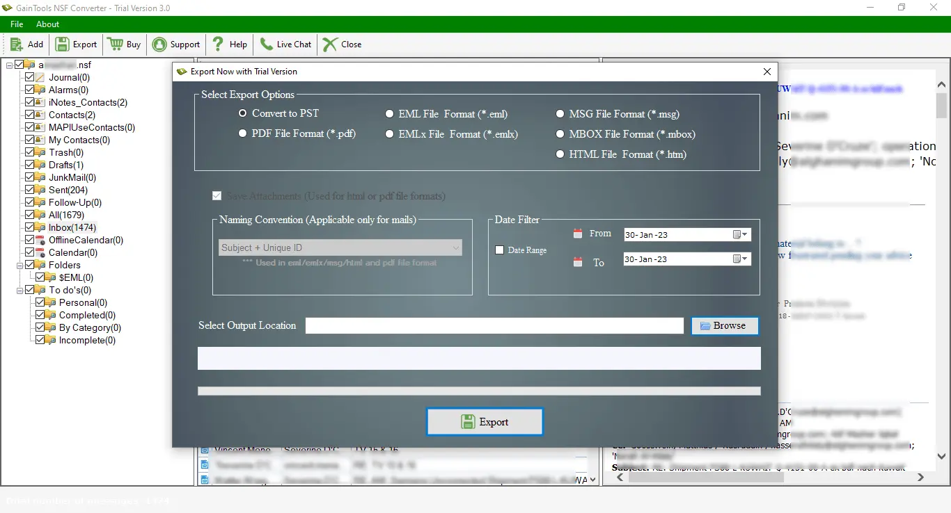 Screenshot 1 of GainTools NSF Converter