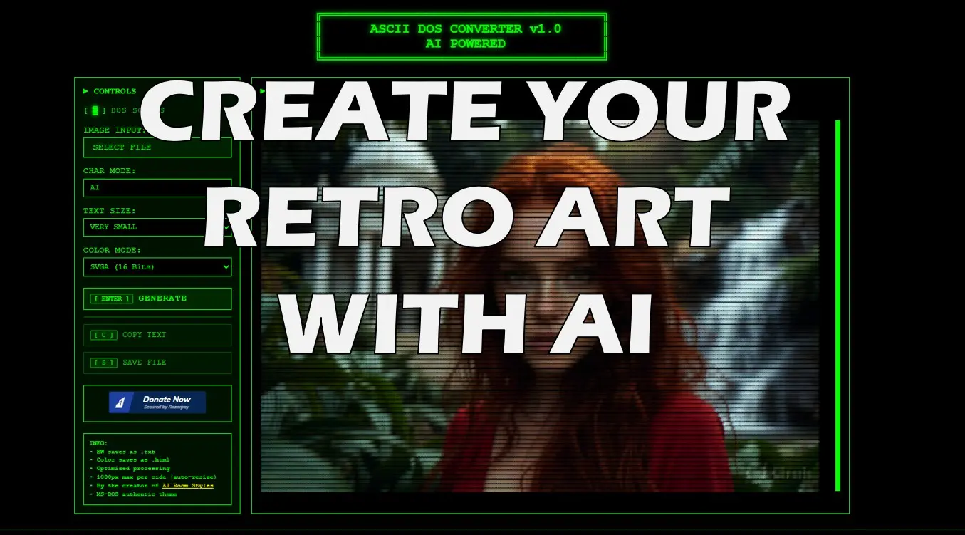 Screenshot 1 of ASCII Art Converter