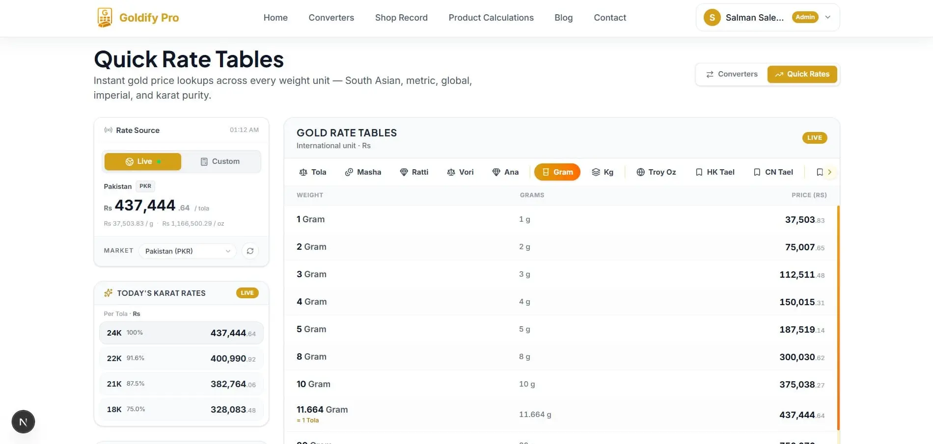 Screenshot 8 of Goldify Pro