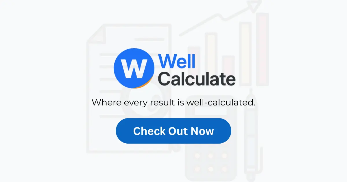 Screenshot 1 of WellCalculate
