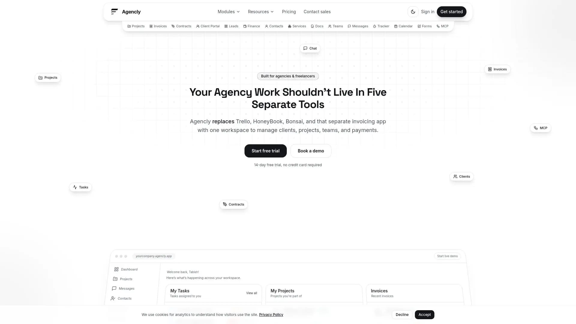 Screenshot 1 of Agencly