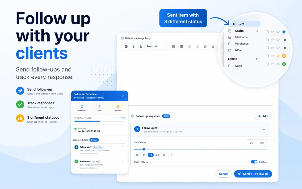 Screenshot 3 of Mailflame for Gmail
