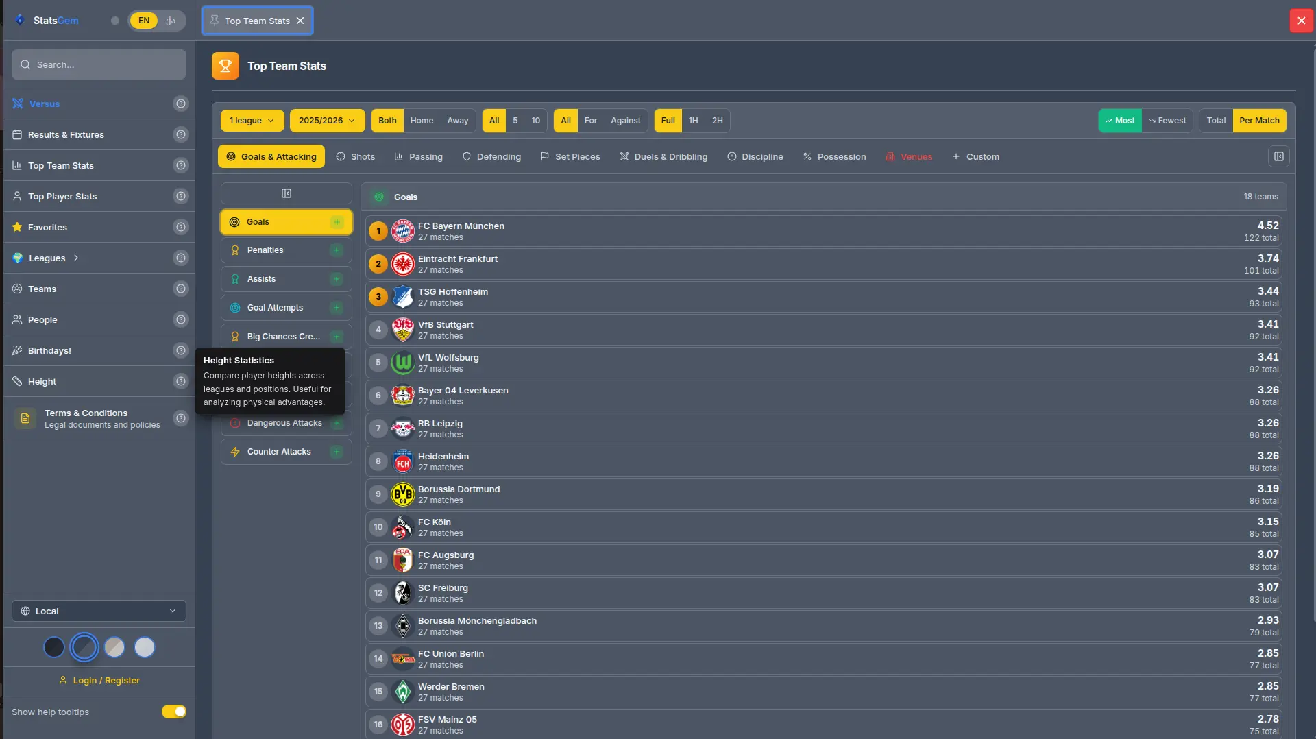 Screenshot 1 of StatsGem