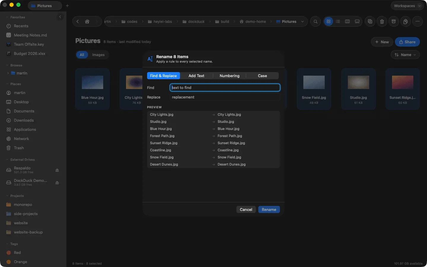 Screenshot 3 of DockDuck