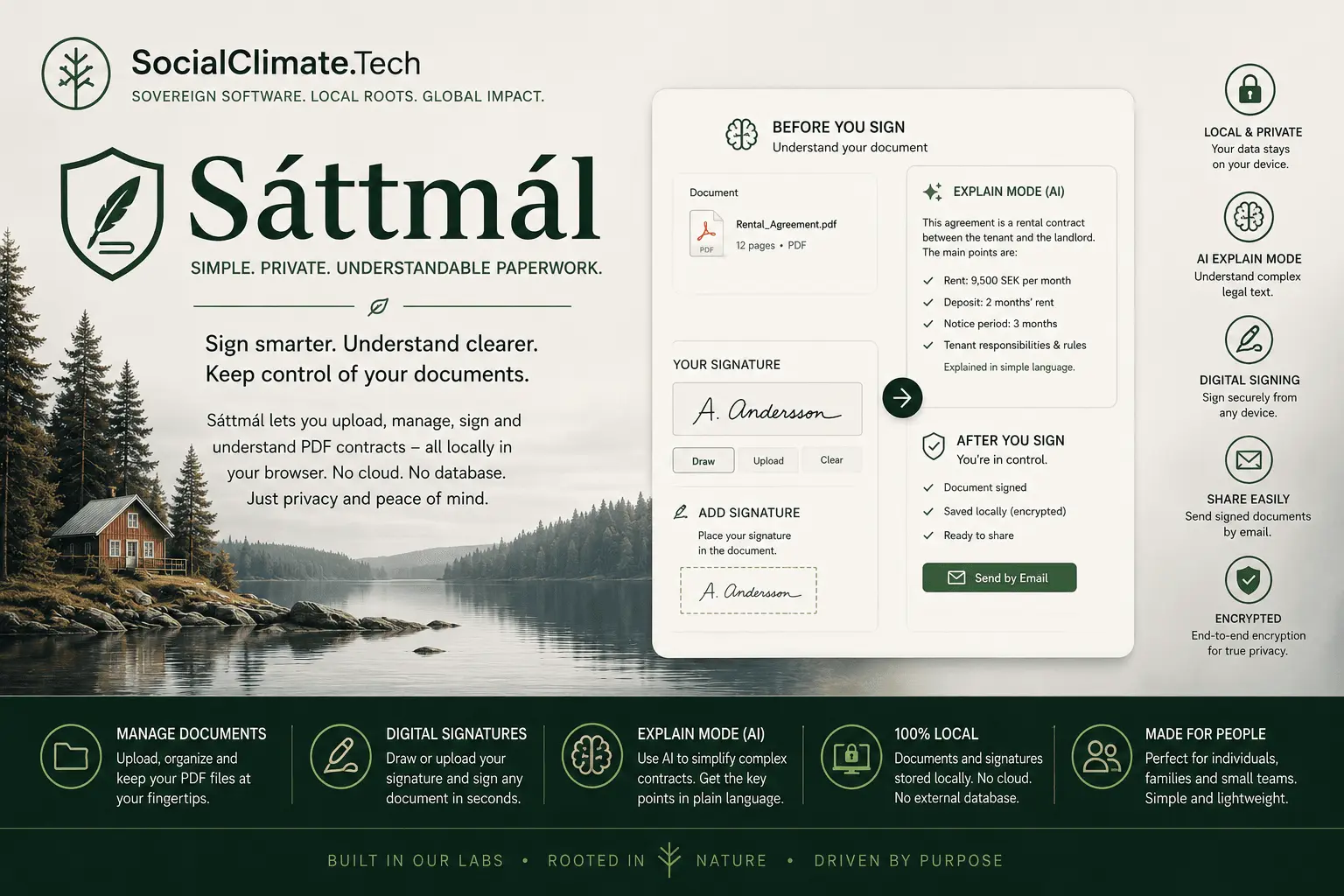 Screenshot 1 of Sáttmál