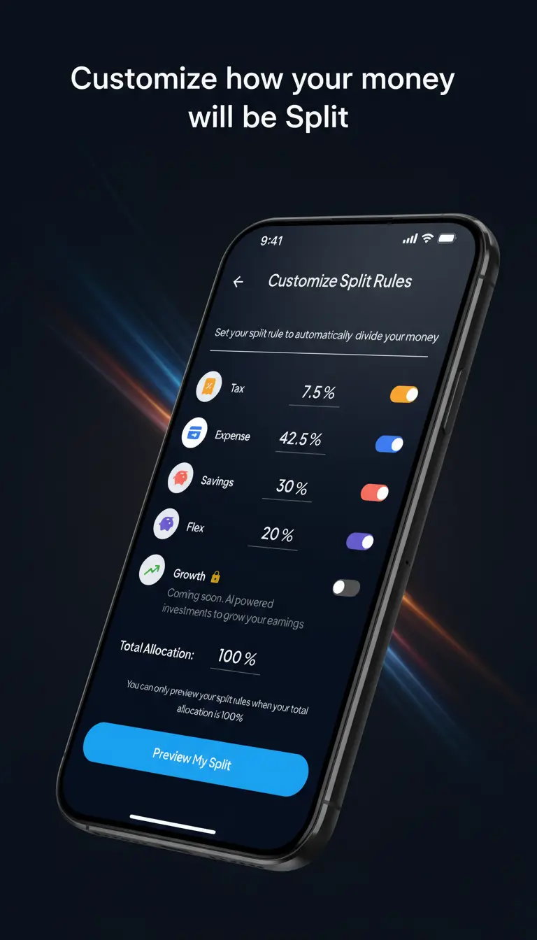 Screenshot 1 of VaultSplit- Your AI CFO