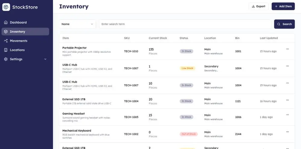 Screenshot 3 of StockStore