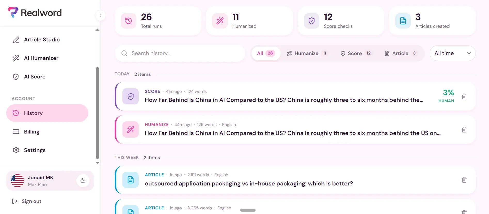 Screenshot 10 of Realword AI