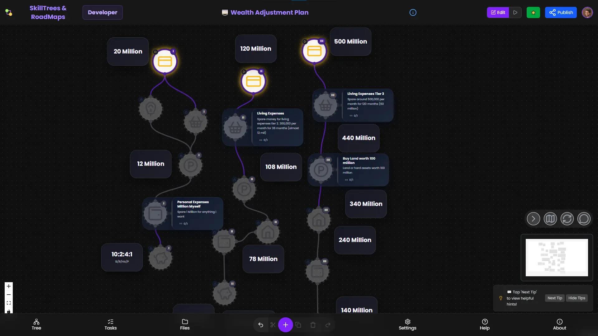 Screenshot 1 of SkillTrees & RoadMaps