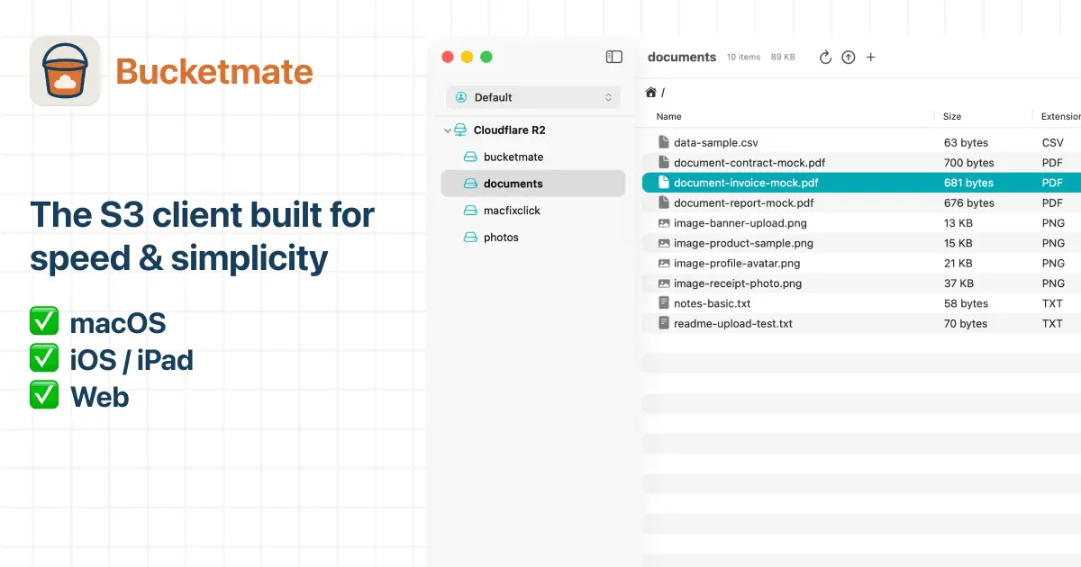 Screenshot 1 of BucketMate