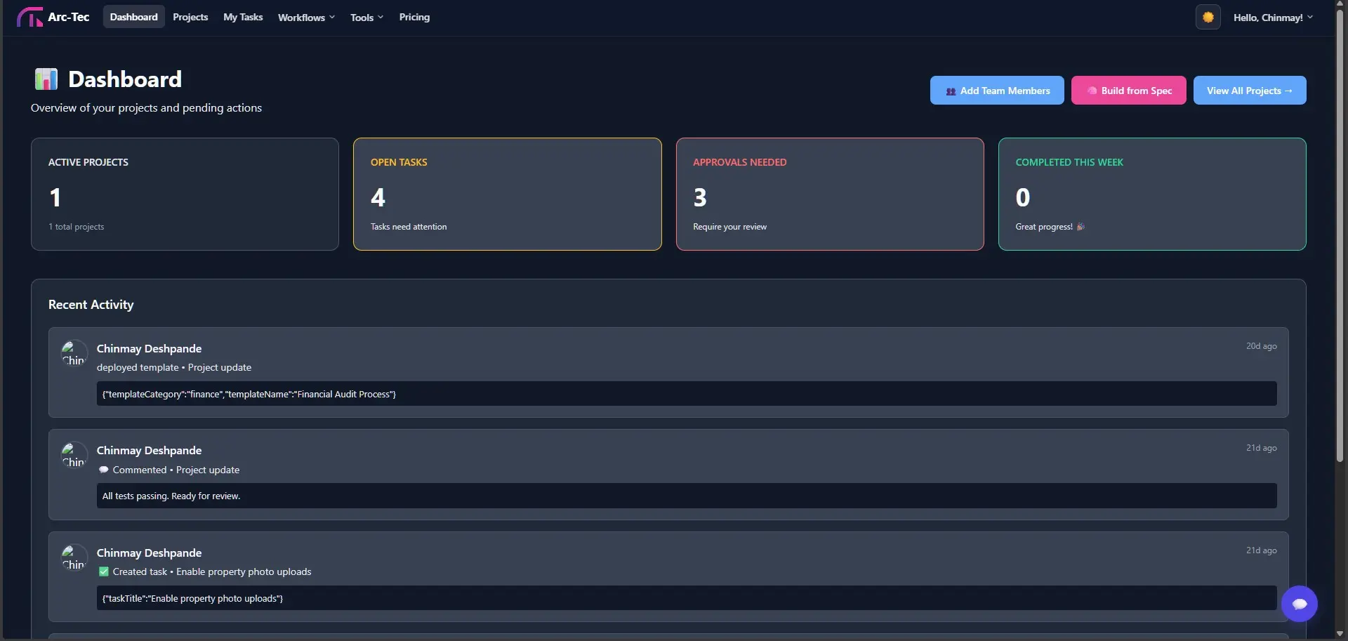 Screenshot 1 of Arc-Tec