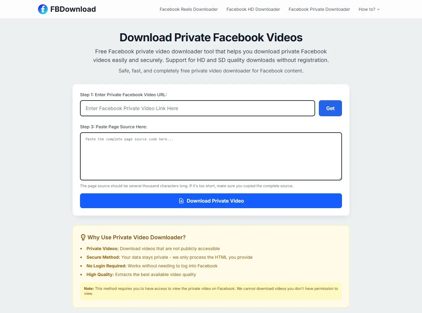 Screenshot 1 of FBDownload