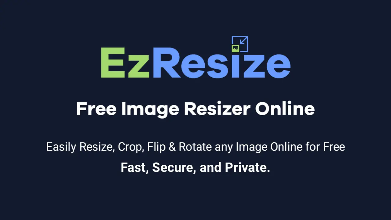 Screenshot 1 of Free Image Resizer Online – EzResize